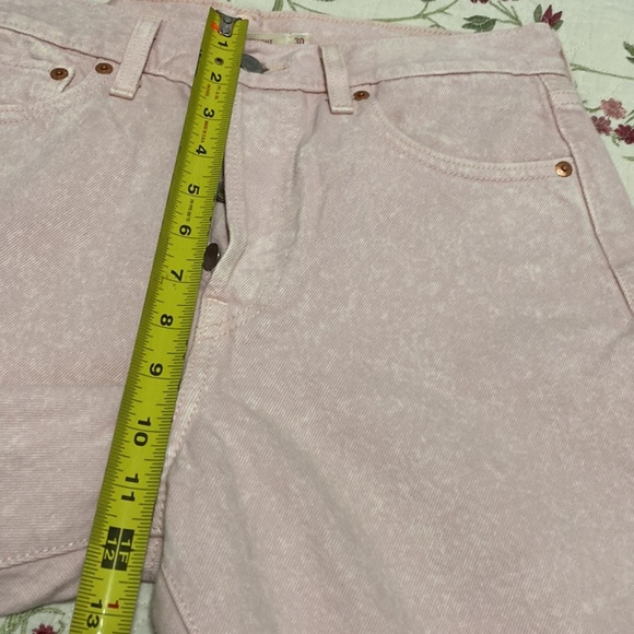 Levi's Wedgie Straight Women's Pink Jeans - Picture 13 of 15
